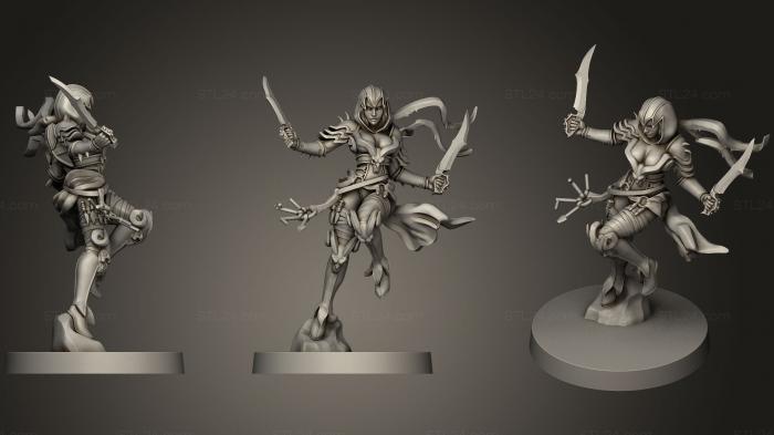 Статуэтки герои, монстры и демоны (Меч и Магия 3, STKM_1262) 3D модель для ЧПУ станка